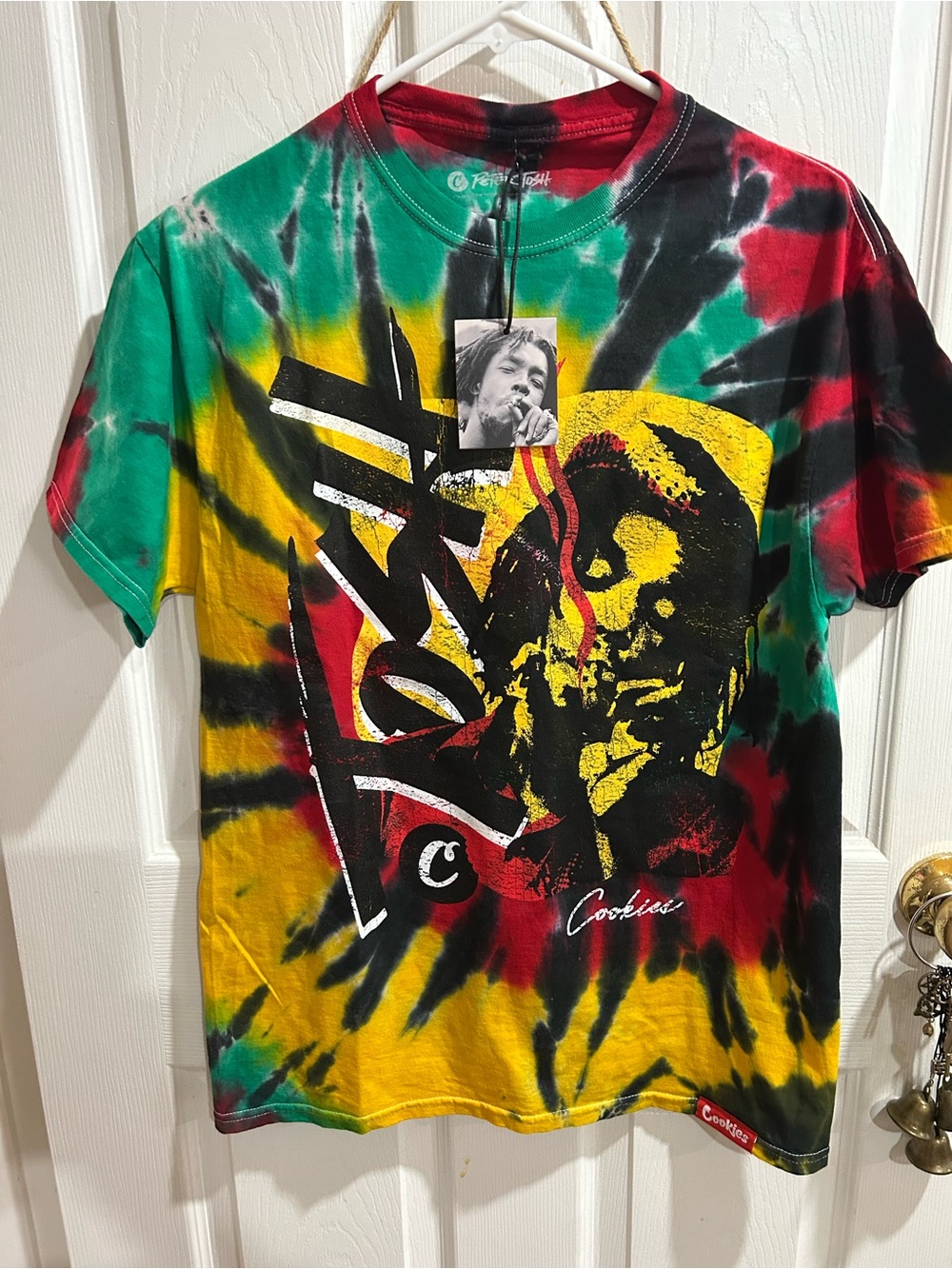 Cookies x Peter Tosh Tie Dye T-Shirt- NWT!